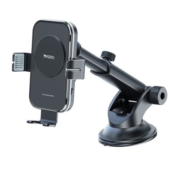 C118 Suction Cup 15w Qi Wireless Charger Holder | Mount Factory|Custom Car Holder Wireless Charging