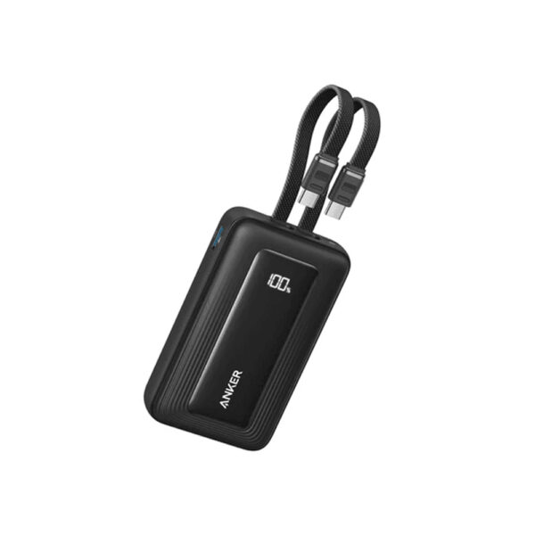 Anker Zolo 10,000 mAh Power Bank Built-In Dual USB-C Cable 35W