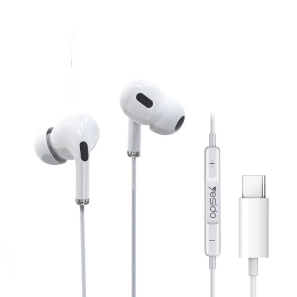 YH35 Drop Shopping Stereo Noise Cancelling Handfree Headphone Type-C Universal Earphone