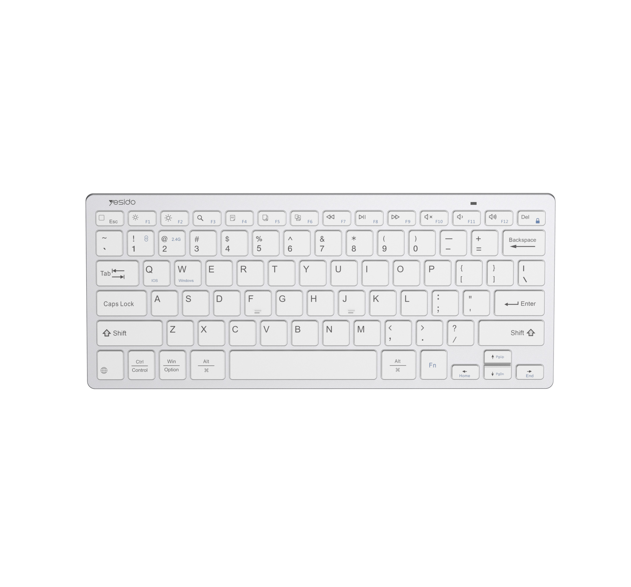 KB11 Mini Design 2.4G And BT Wireless Connected Magic Keyboard For Laptop Computer Tablet