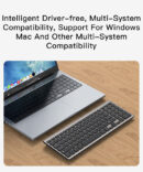 KB10 2.4G Wireless Connected Instrument Sensitive Keyboard For Computer