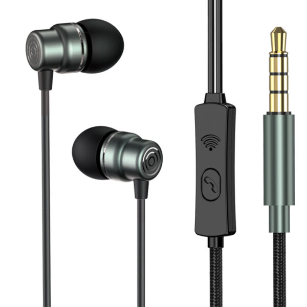 YH32 High Quality Mobile Accessories 3.5Mm Handsfree Headphone Hifi Stereo Earphone With Mic