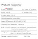 TWS11 Lightning Charging Bluetooth 5.2 Aroha 1562M TWS Earphone