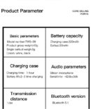 TWS09 Lightning Charging Bluetooth V5.1 HE-044A TWS Earphone