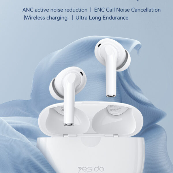 TWS24 Wireless Charge Cancellation ANC+ENC Noise Cancellation True Wireless Bluetooth Earphone