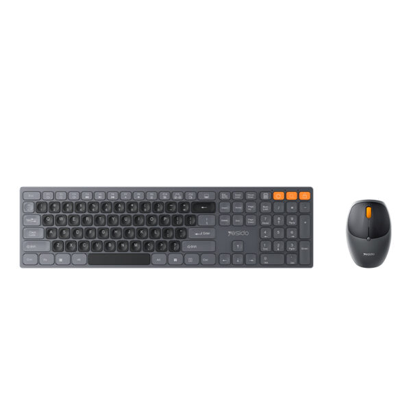 KB19 Two Colors 110 Buttons Built-in Drives 2.4G Wireless Keyboard & Mouse Set