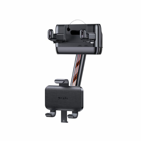 C265 360 Adjustable Rotation Length Adjustable Rearview Mirror Car Phone Holder