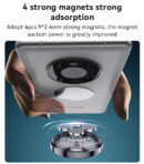 C211 Four Strong Magnets Zinc Alloy Magnetic Car Phone Holder