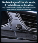C211 Four Strong Magnets Zinc Alloy Magnetic Car Phone Holder