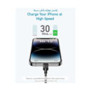 Anker 322 USB-C to Lightning Braided Cable 0.9m