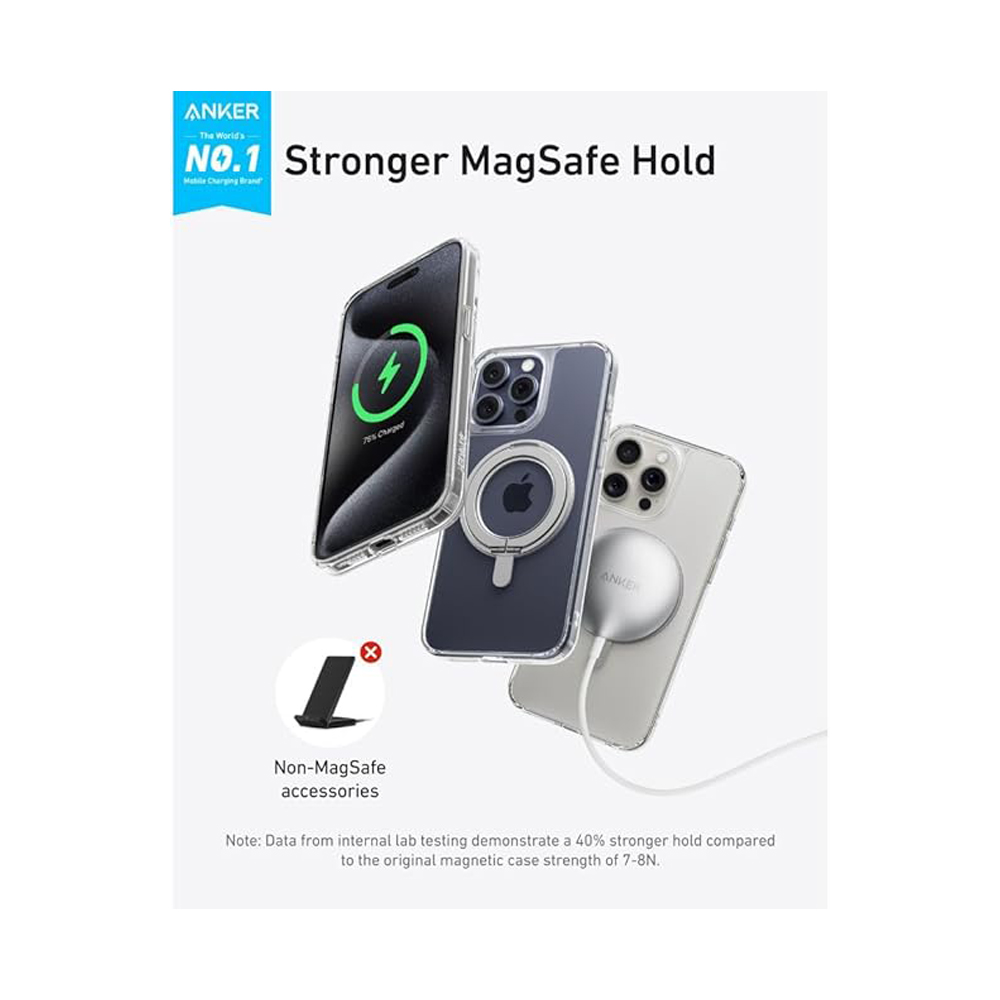 Anker-FlexStand-Clear-Magnetic-Case-5 Anker FlexStand Clear Magnetic Case | Iphone 16 Pro Max - Image 1