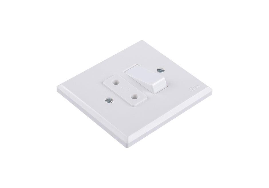 Singlepoleone-wayswitch_940x Single Pole One-Way Switch & One 2x10A Socket-Outlet - Image 1