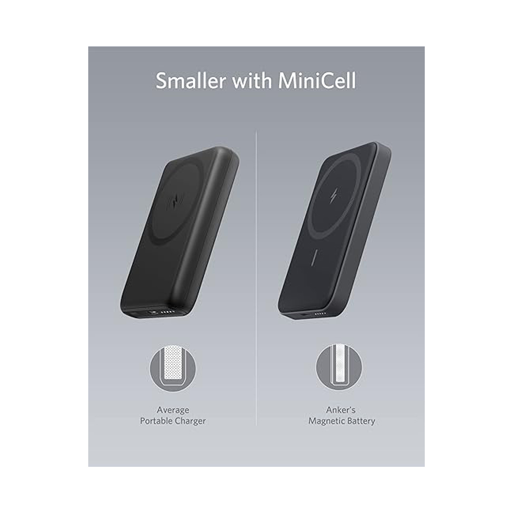 anker-MagGo-1 Anker MagGo Magnetic Battery 5,000 mAh With Foldable Stand Wireless - Image 1