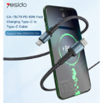 CA78 1.2M 60W Mobile Phone Tablet Laptop Fast Charging Type-C To Type-C Data Cable - Image 2