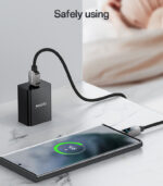CA128C USB To TC 66W Fast Charging Zinc Alloy Suppport Tablet Charging LED Power Display Data Cable - Image 16
