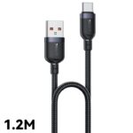 CA132C 1.2 Meter 18W Fast Charging USB to Type-C Aluminum Alloy Braided Data Cable