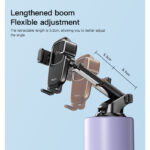 C187 Self-Aligning Coil Car Charger | Mobile Phone Holder | Qi 15W Wireless Fast Charging Car Holder - Image 3