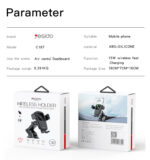 C187 Self-Aligning Coil Car Charger | Mobile Phone Holder | Qi 15W Wireless Fast Charging Car Holder - Image 6