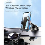 C189 15W Fast Charge|Smart Coil Sense Car Wireless Charger Phone Holder|Adjustable Air Vent Holder - Image 2