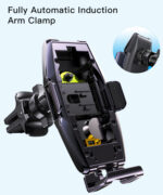 C189 15W Fast Charge|Smart Coil Sense Car Wireless Charger Phone Holder|Adjustable Air Vent Holder - Image 10