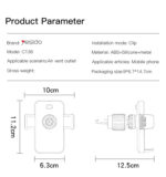 C136 Angle Rotation Cellphone Air Outlet Clip Mount Bracket Car Phone Holder For Air Vent - Image 8