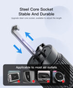 C136 Angle Rotation Cellphone Air Outlet Clip Mount Bracket Car Phone Holder For Air Vent - Image 10