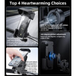 C331 Yesido 360 Degree Universal Ball Adjustment Mechanical Locking Stable Bicycle Phone Holder - Image 3