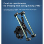 C191 Adjustable Phone Holder | Universal Motorcycle Bicycle Handlebar Mount Clip GPS Phone Holder - Image 3