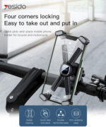 C191 Adjustable Phone Holder | Universal Motorcycle Bicycle Handlebar Mount Clip GPS Phone Holder - Image 6