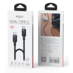 CA190 1.2M PD 60W Fast Charging Type-C To Type-C Max With 480Mbps Data Transfer Braided Data Cable - Image 5