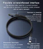 YAU42 Aluminum Alloy Built-in High-performance Type-C to 3.5MM AUX HD Call Audio Cable - Image 14