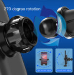 C100 Universal Angle Adjustable Support Gravity Mobile Phone Car Air Vent Phone Holder - Image 9