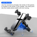 C100 Universal Angle Adjustable Support Gravity Mobile Phone Car Air Vent Phone Holder - Image 12