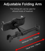 C29 360 Degree Rotating Car Mobile Phone Headrest Holder | 360 Phone Holder - Image 9