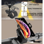 C42 OEM ODM 360 Angle Adjustable Clip Mobile Phone Bicycle Holder | Universal Cell Phone Holder - Image 2