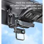 C194 Car Phone Mount | Sun Visor Phone Holder for Car|Universal Clip 360 Adjustable Cellphone Stand - Image 3