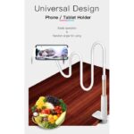 C37 360 Degree Rotation Long Arm Flexible Desktop Phone Holder Foldable Desk Phone Tablet Holder - Image 2