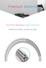 C37 360 Degree Rotation Long Arm Flexible Desktop Phone Holder Foldable Desk Phone Tablet Holder - Image 11