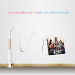 C37 360 Degree Rotation Long Arm Flexible Desktop Phone Holder Foldable Desk Phone Tablet Holder - Image 13