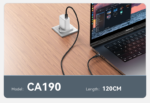 CA190 1.2M PD 60W Fast Charging Type-C To Type-C Max With 480Mbps Data Transfer Braided Data Cable - Image 16
