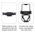 C166 High Quality Universal Adjustable Gravity Sensor Magnetic Suction Car Air Vent Phone Holder - Image 4