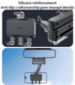 C265 360°Adjustable Rotation Length Adjustable Rearview Mirror Car Phone Holder - Image 15