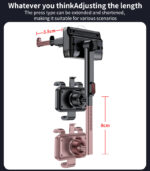 C265 360°Adjustable Rotation Length Adjustable Rearview Mirror Car Phone Holder - Image 16