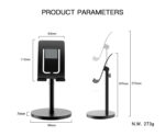 C70 Universal Fold Flexible Adjustable Telescopic Phone Holder | Table Phone Holder - Image 11