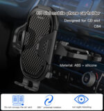C84 Factory Custom Universal Gps Car Smartphone Mount Adjustable Cell Phone Holder For Car Cd Slot - Image 6