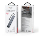 HB27 Aluminum Alloy PD100W Fast Charging Eight In One Type-C Interface Expansion Dock USB Hub - Image 7