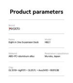 HB27 Aluminum Alloy PD100W Fast Charging Eight In One Type-C Interface Expansion Dock USB Hub - Image 8