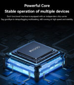 HB27 Aluminum Alloy PD100W Fast Charging Eight In One Type-C Interface Expansion Dock USB Hub - Image 14