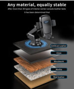 New Product Suction Cup Flexible Adjustment Long Arm Phone Holder | Universal Dashboard Car Holder - Image 14