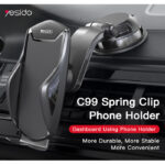 C99 Universal 360 Rotating Flexible Dashboard Truck Mobile Phone Holder For Car - Image 2